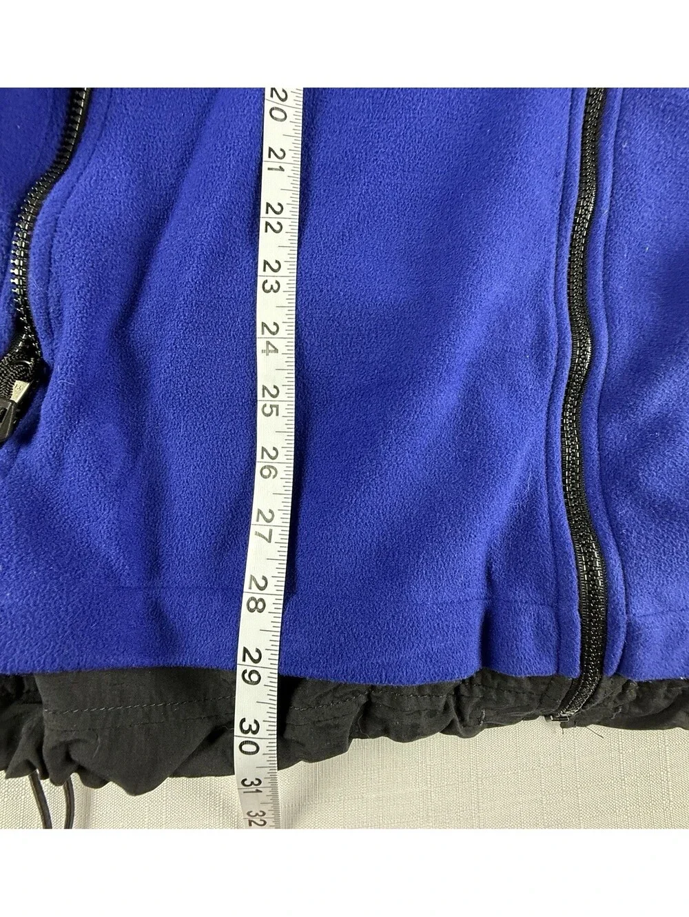 Vintage The North Face GORE Windstopper Fleece Jacket Blue Black 90s TNF XXL